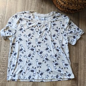 Cute Llama T-shirt | Walmart | Size S